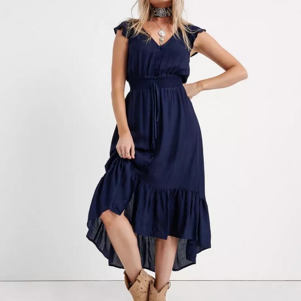 Blue Lucky Brand Felice Small dress